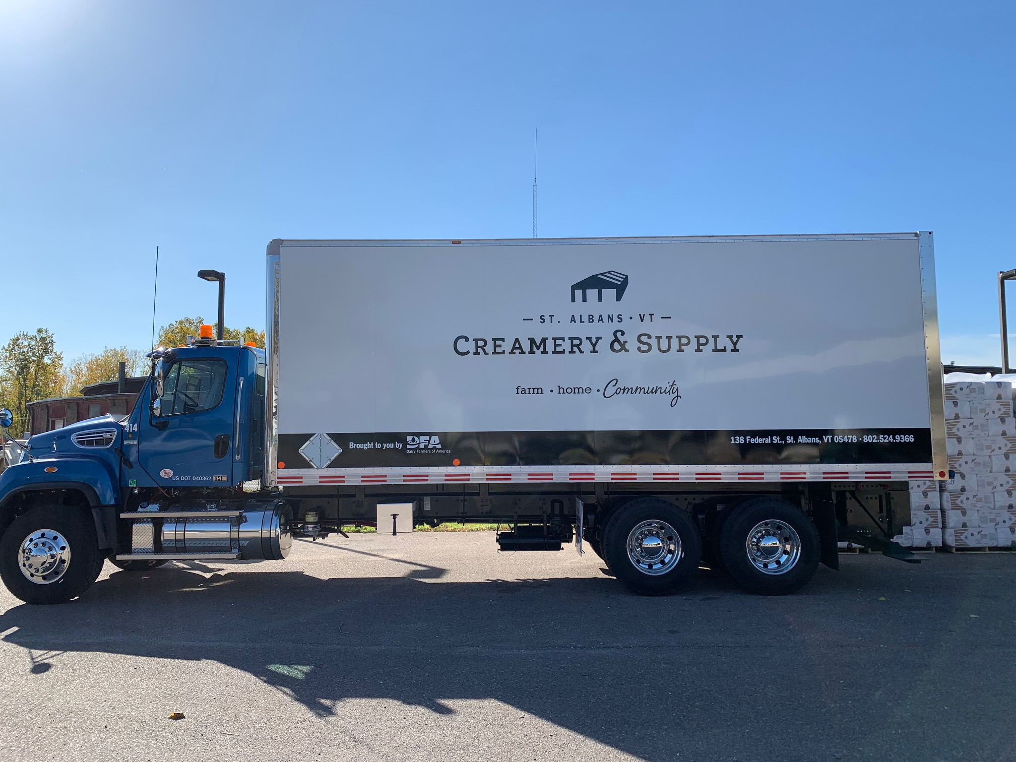 St Albans Creamery and Supply Exterior Sign